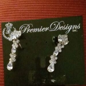 Premier Designs Crystal Drop Earrings